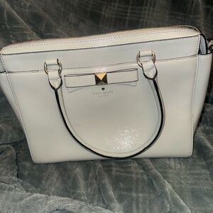 Kate Spade Grey purse with bow